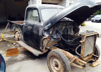 Disassembly begins